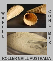 Ice cream cone waffle mix